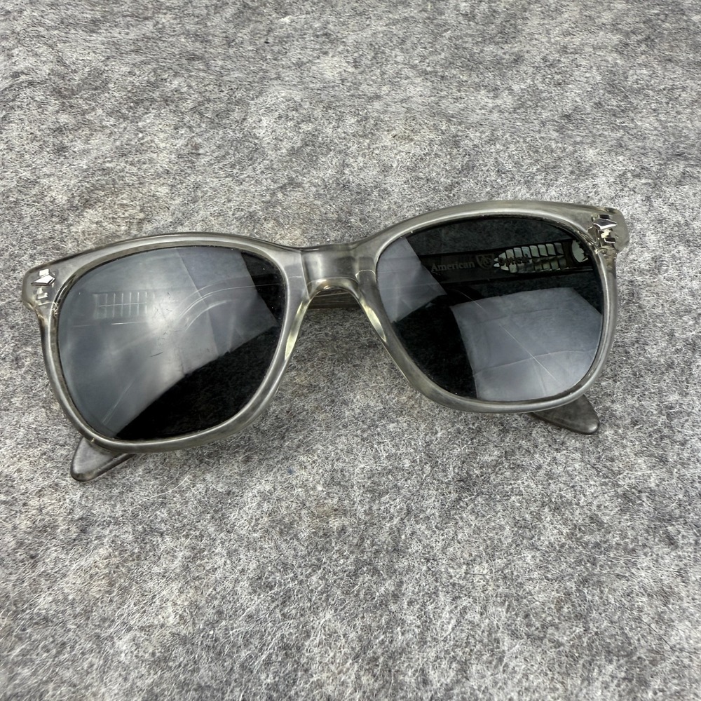 American Optical‎ Vintage Sunglasses SARATOGA 52-19 Gray Crystal lenses JFK